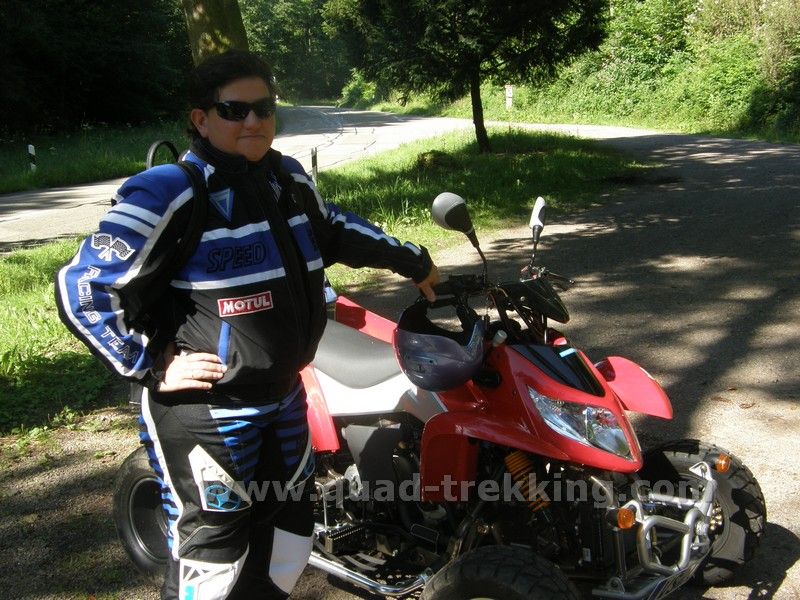 Ilona mit Quad